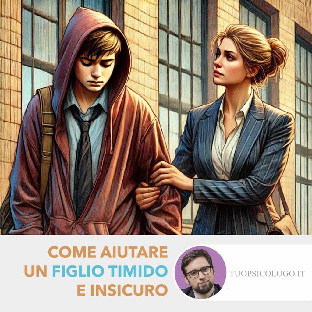 come aiutare un figlio timido e insicuro