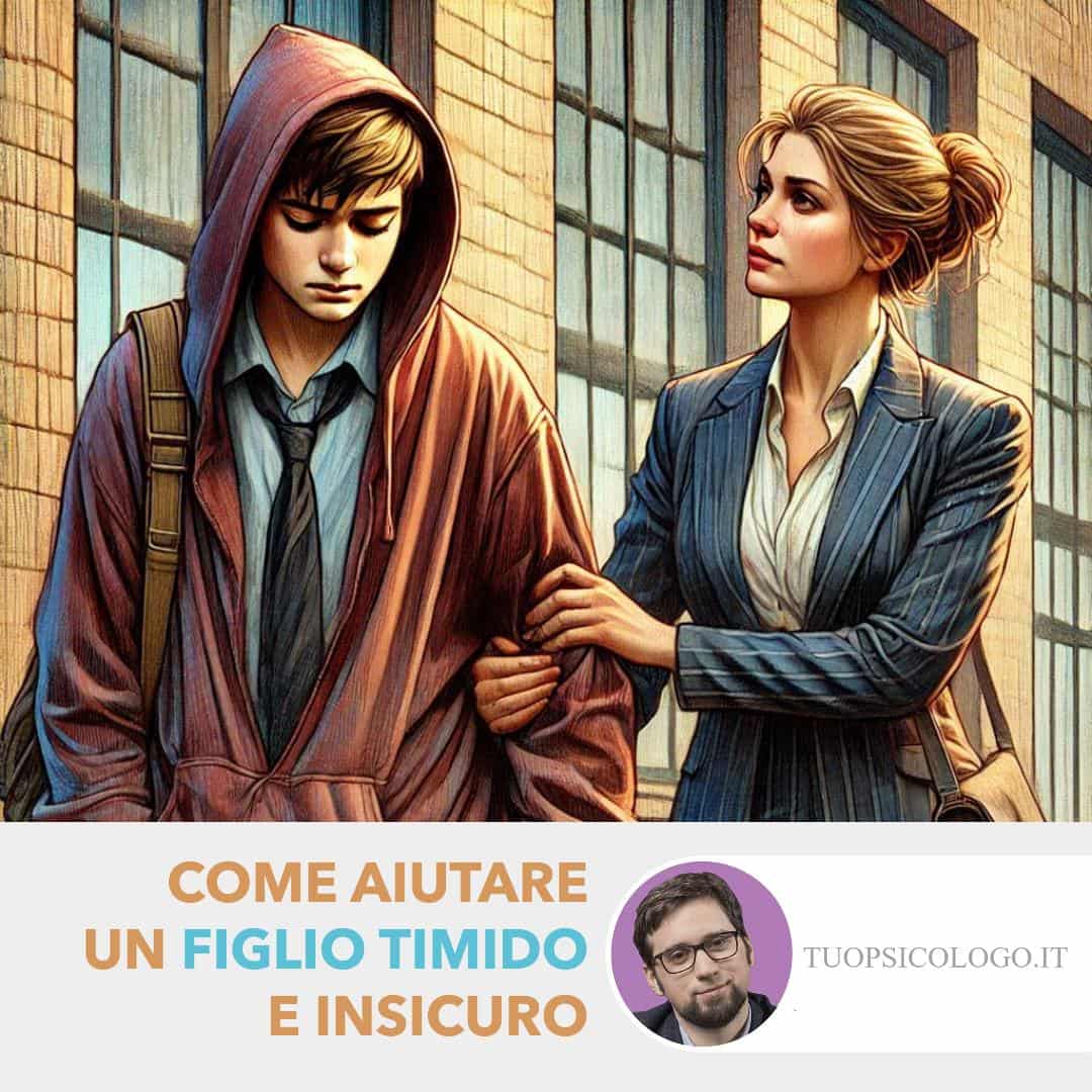 come aiutare un figlio timido e insicuro