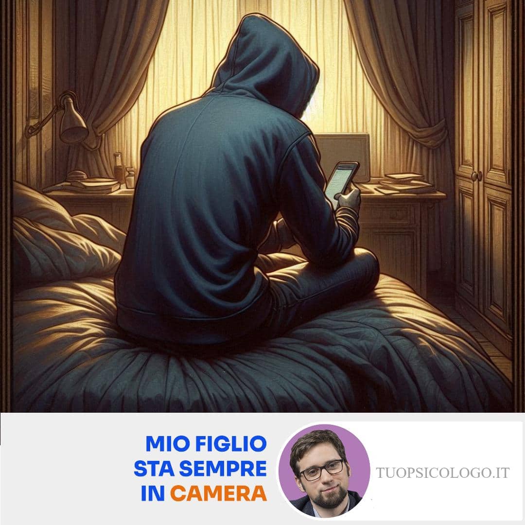 Mio figlio si chiude in camera tutto il giorno: devo preoccuparmi?