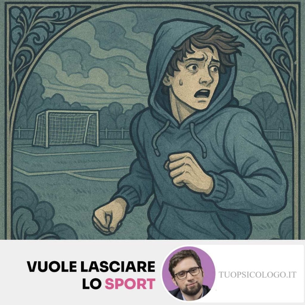 Mio figlio vuole lasciare lo sport