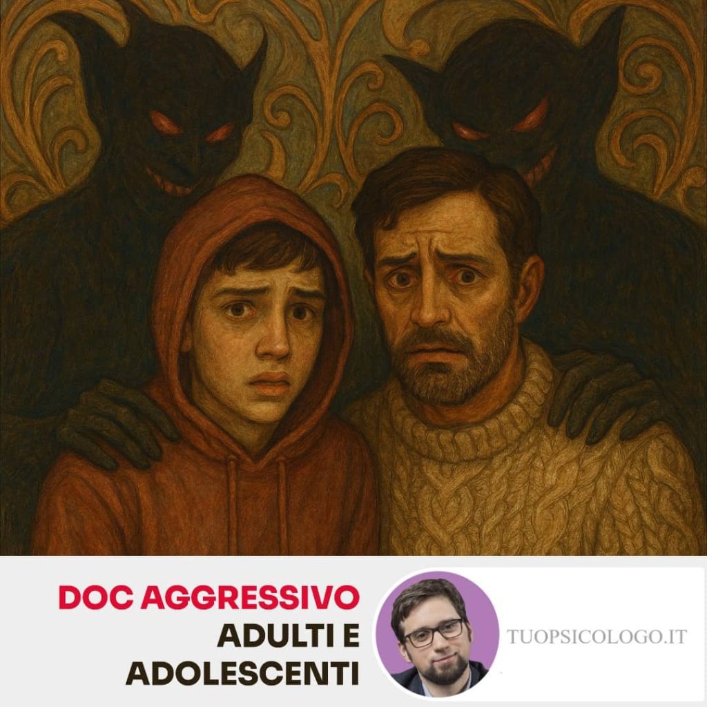 DOC Aggressivo (Adulti e Adolescenti): paura di perdere il controllo e i pensieri intrusivi violenti
